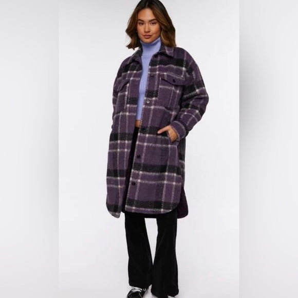 Forever 21 Wool Coat Size L - Picture 1 of 12